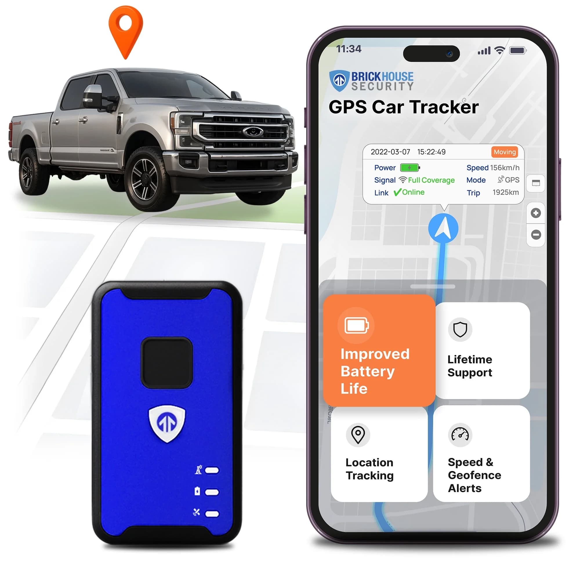 Covert 4G LTE GPS Vehicle Tracker image